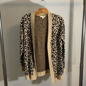 Women’s Leopard Print Cardigan